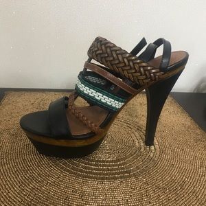 Colin Stuart Platform Sandal, 5” Heel